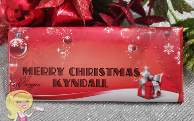 HD037 Holiday Red Candy Wrapper HD037 Holiday Red Candy Wrapper