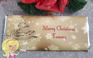 HD030 Golden Christmas Candy Wrapper HD030 Golden Christmas Candy Wrapper