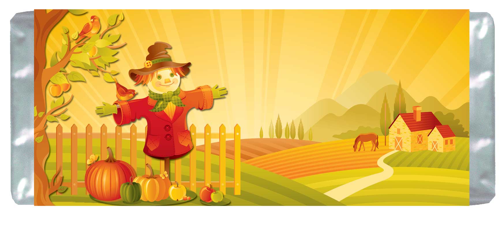 HD046 Scarecrow Candy Wrapper HD046 Scarecrow Candy Wrapper